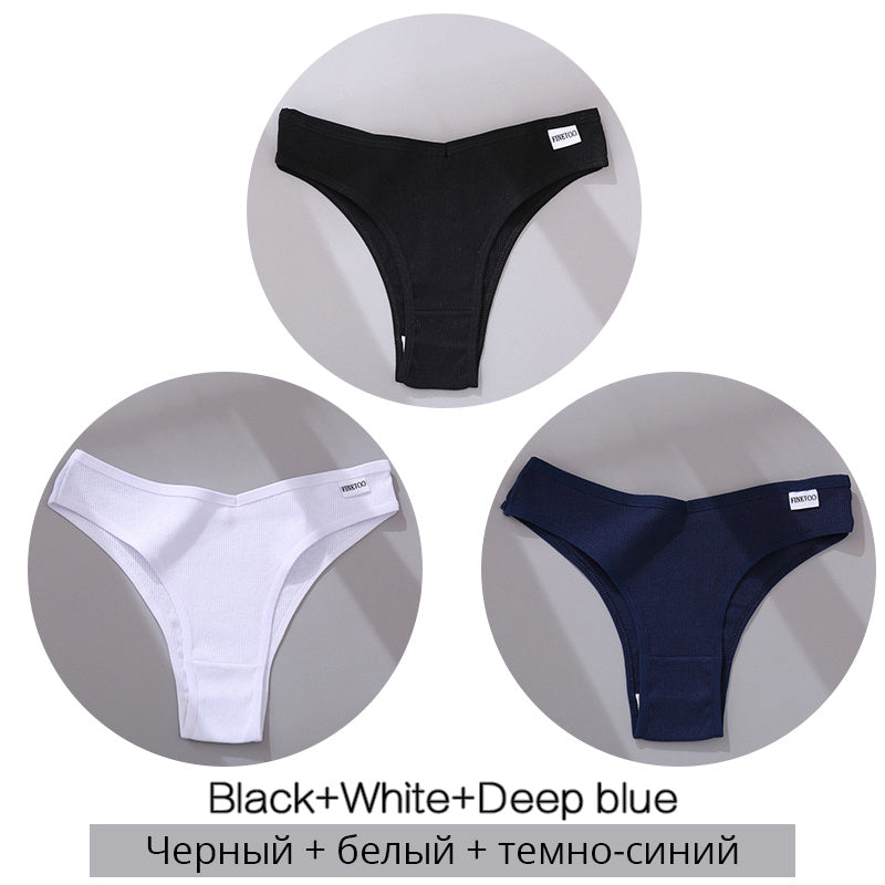 women cotton underwear women thong sexy underwear