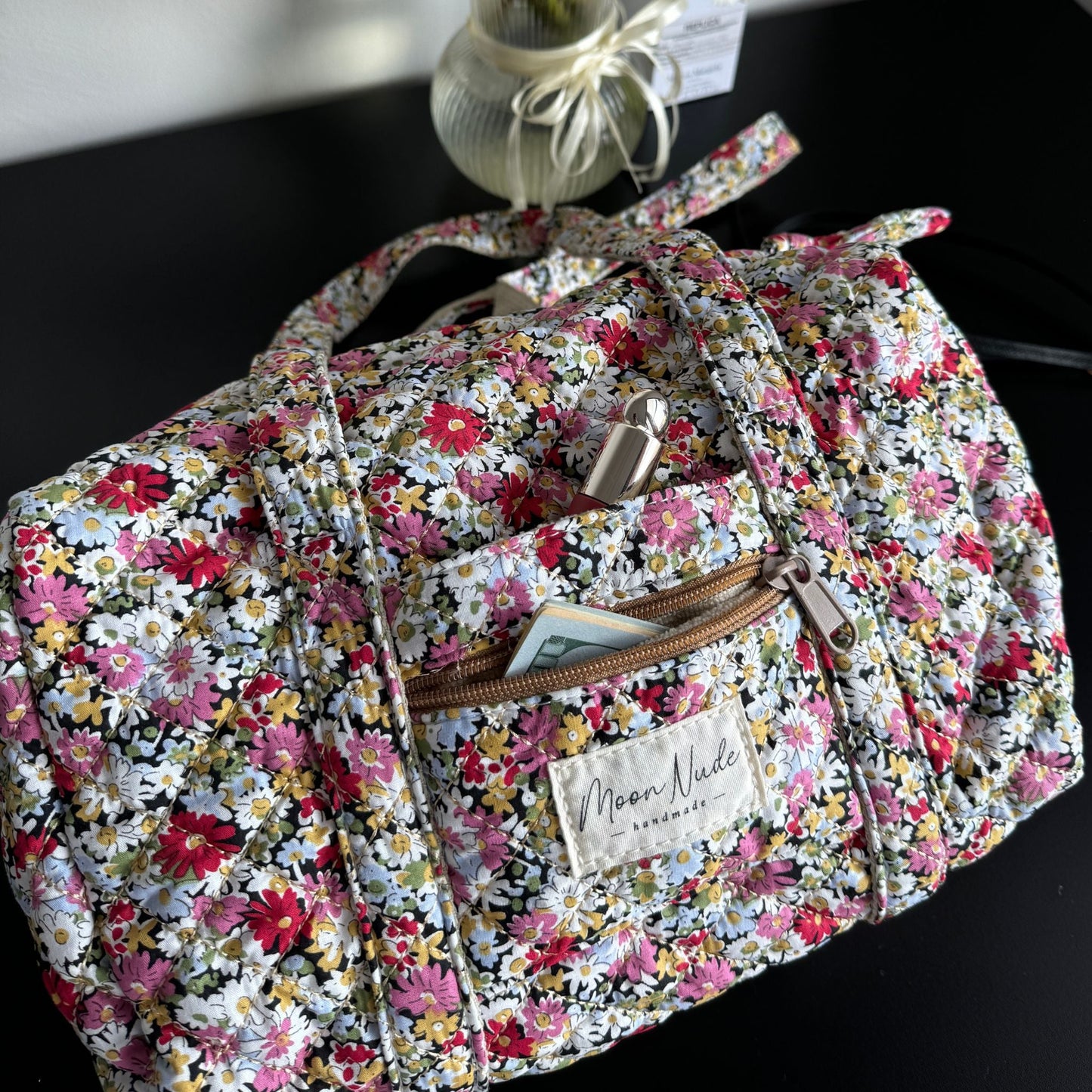 autumn mini duffel bag