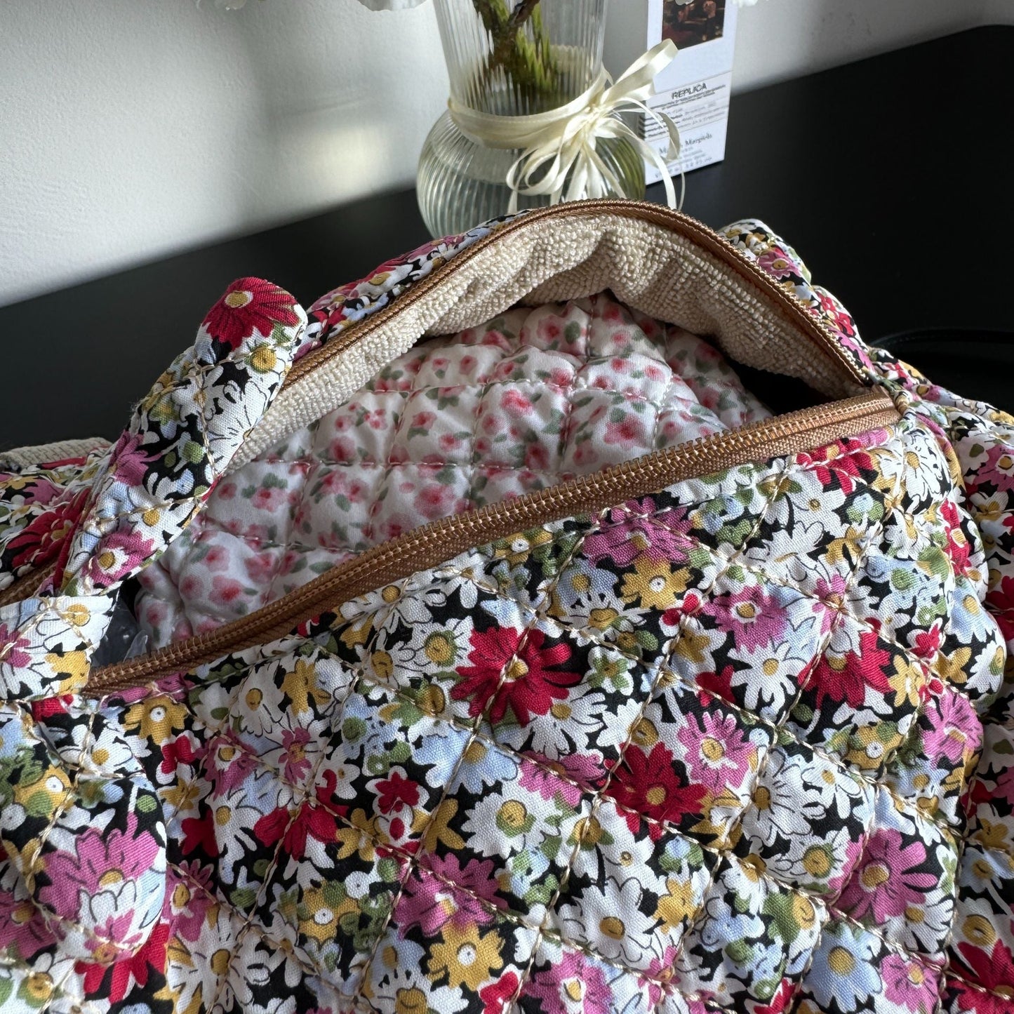 autumn mini duffel bag