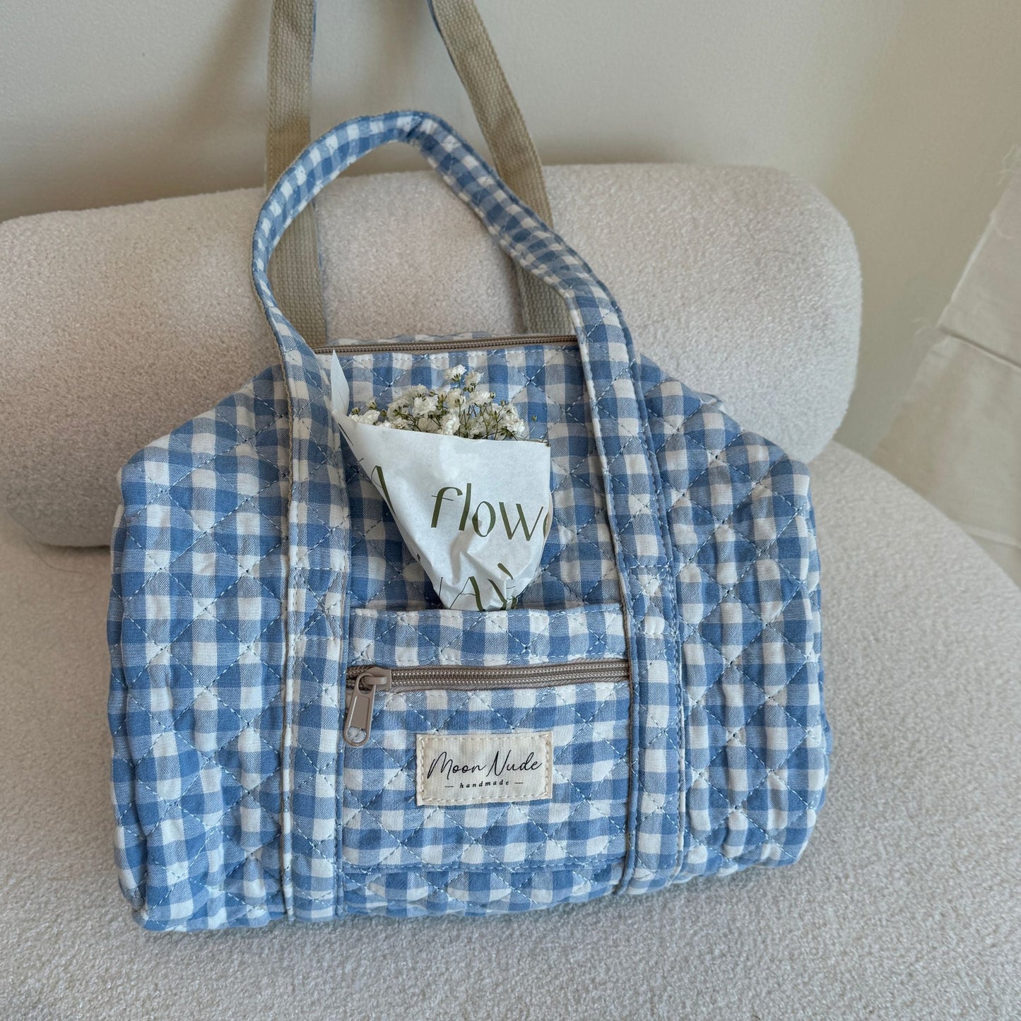 azure mini duffel bag