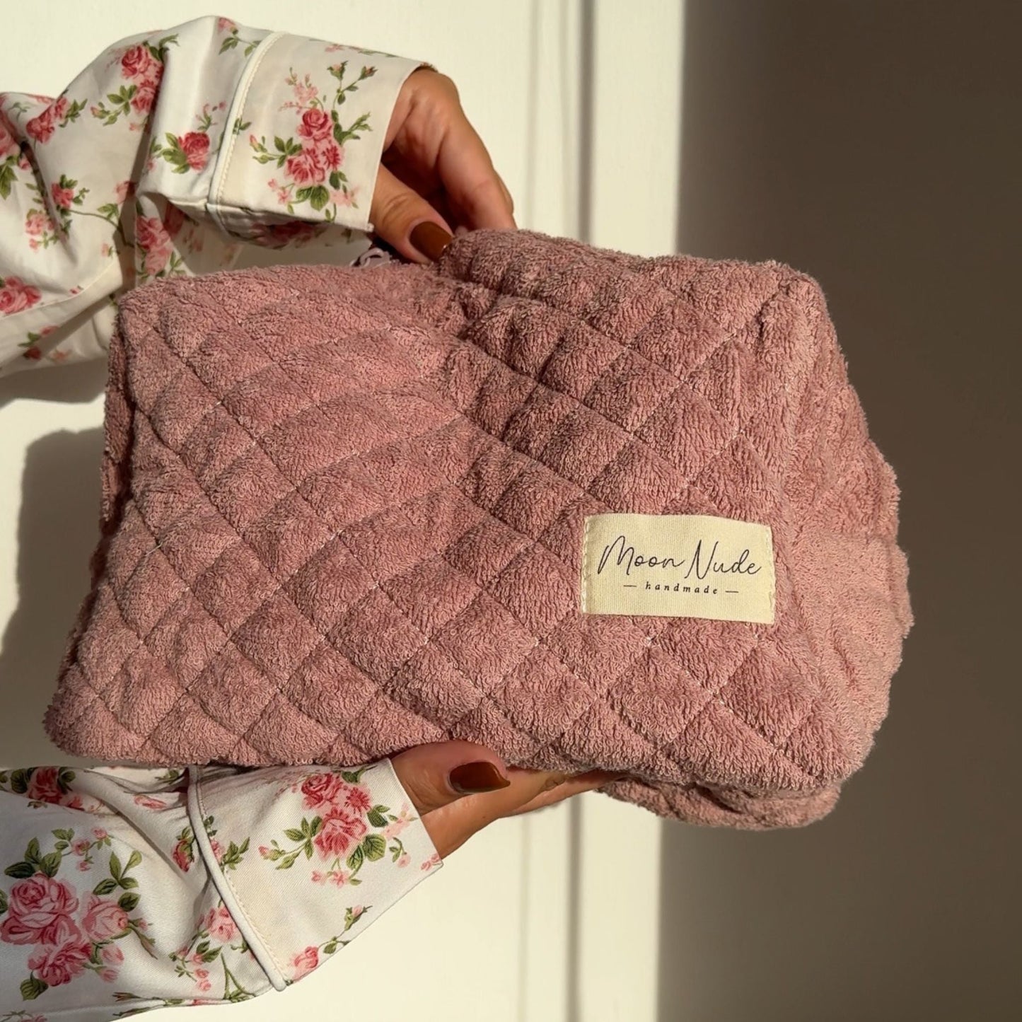 blush large makeup bag
