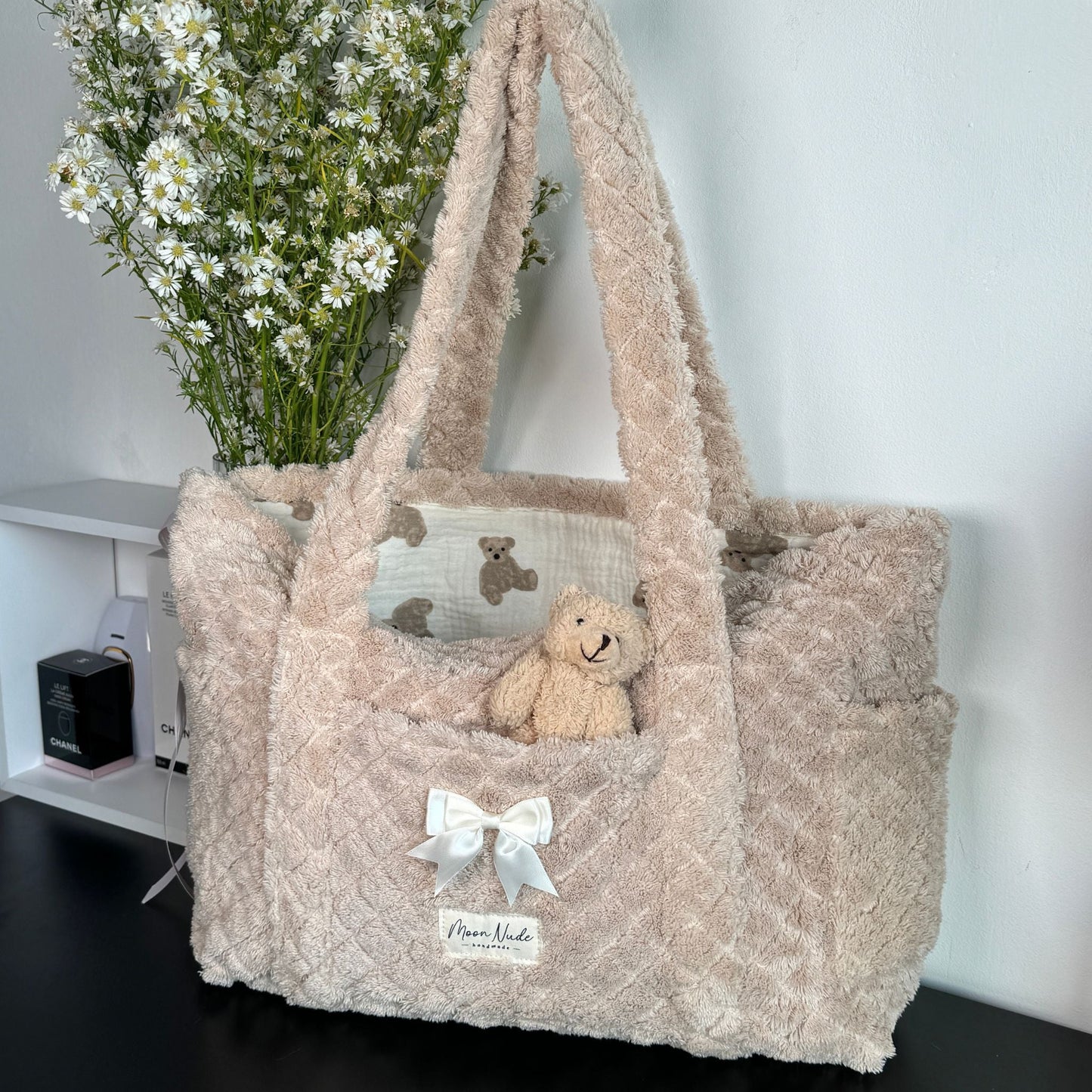 teddy tote bag