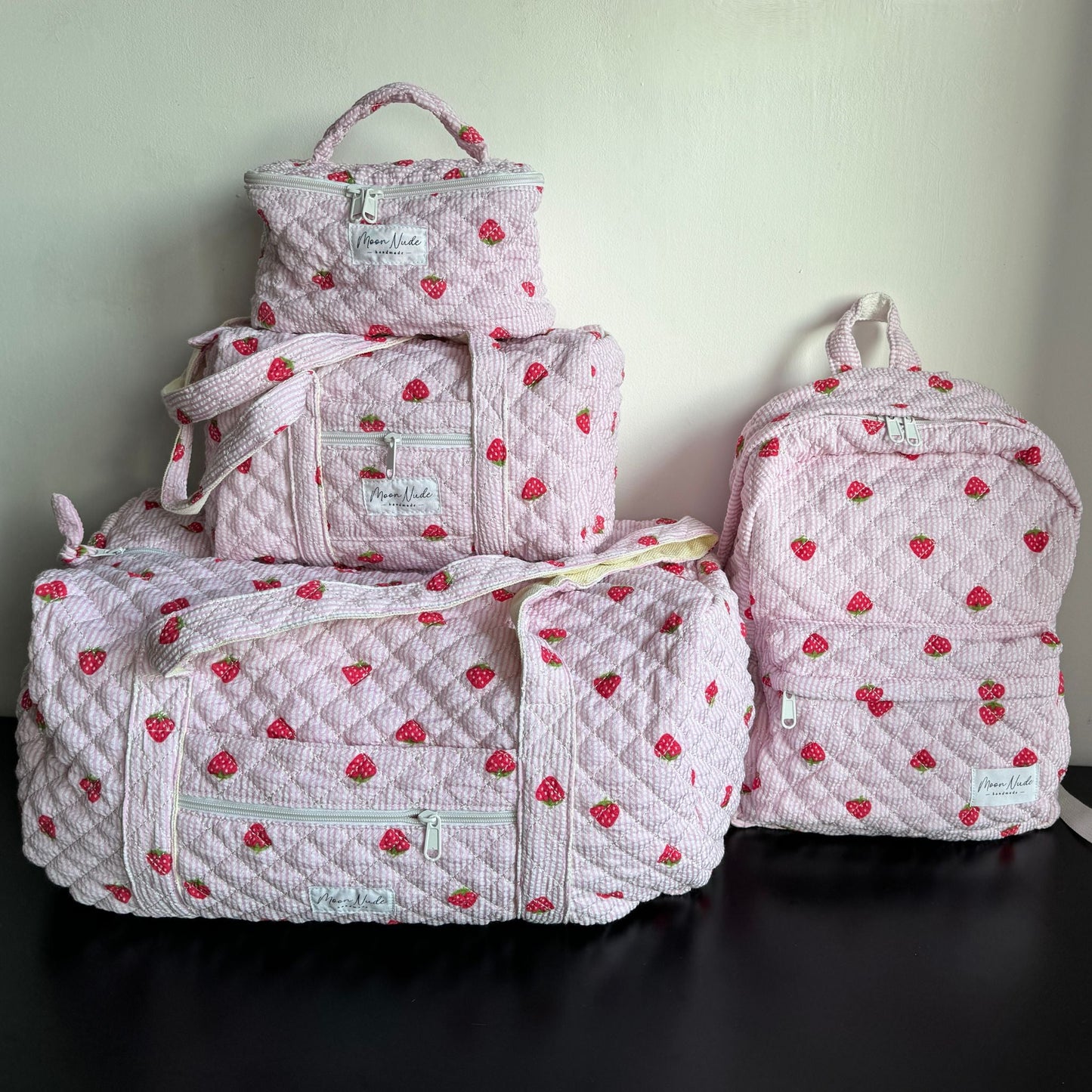 strawberry vanity bag