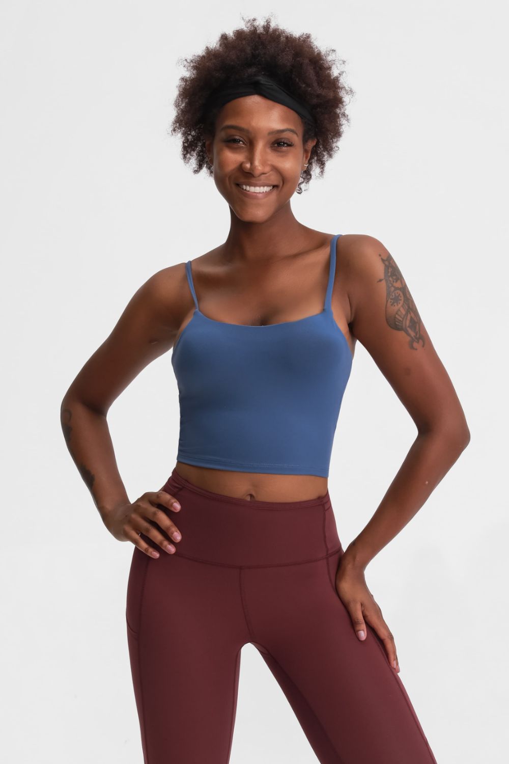 feel like skin scoop neck sports cami