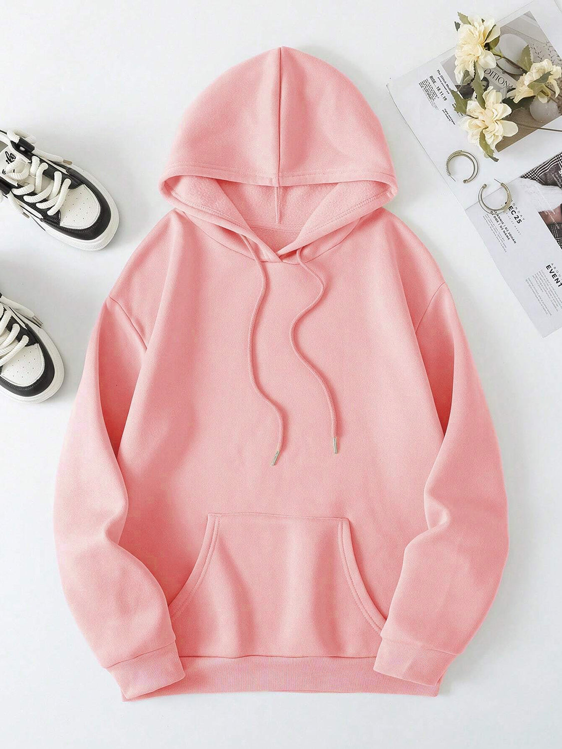 faith over fear dropped shoulder hoodie