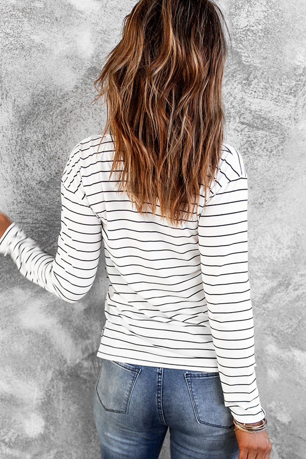 striped long sleeve t-shirt