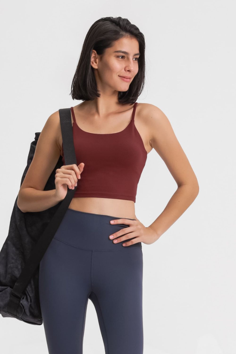feel like skin scoop neck sports cami